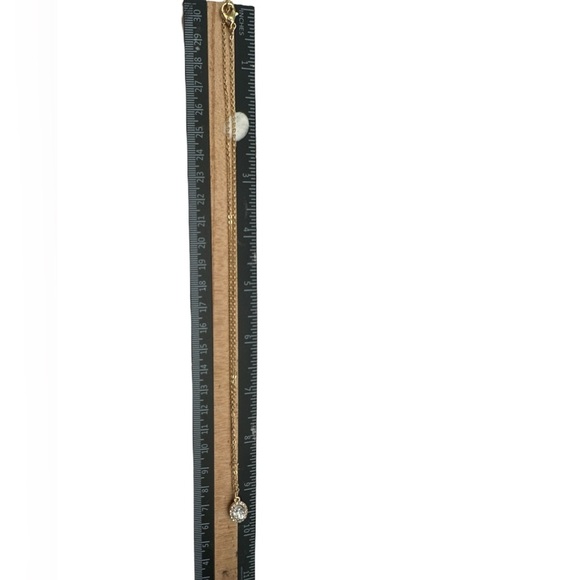 Elegant Women’s Necklace with Cubic Zirconia Pendant - Picture 2 of 3